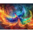 thumbnail image 5 of TISHIRON Diamond Art Painting Kits,12x16 inch 5D DIY Colorful Phoenix Diamond Art Crafts Kit for Adults and Kids Beginners, 5 of 5