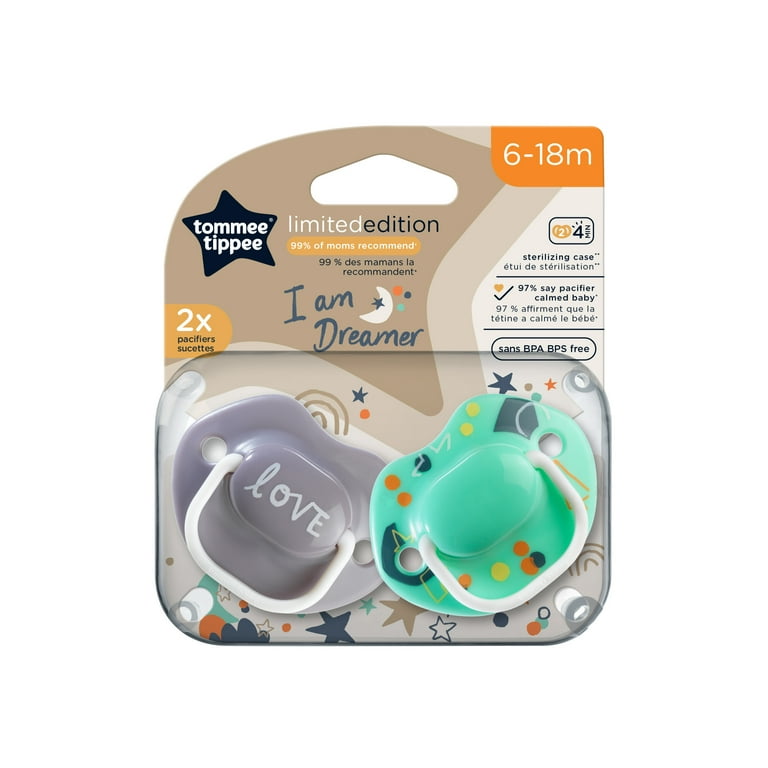 TOMMEE TIPPEE - Tommee tippee sucette ctn moda 0-6m garçon x2