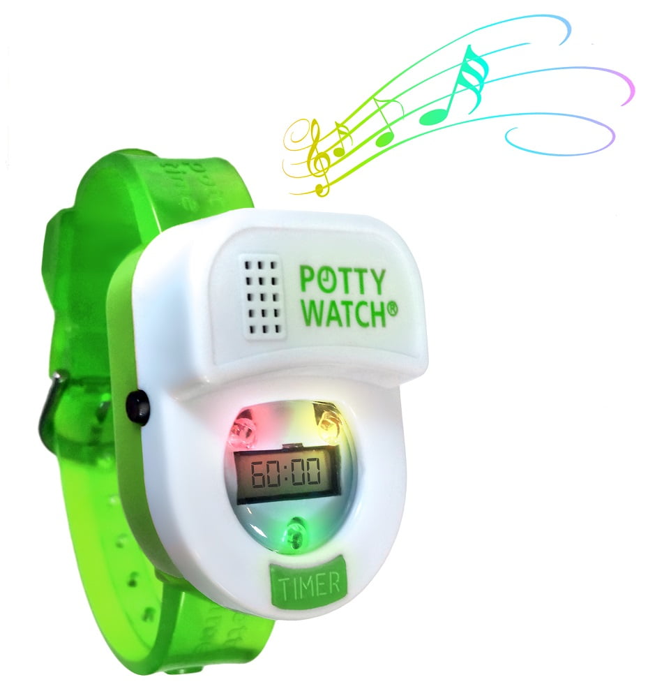 Potty Time Watch Toddler Toilet Training Aid Timer Reminder Green