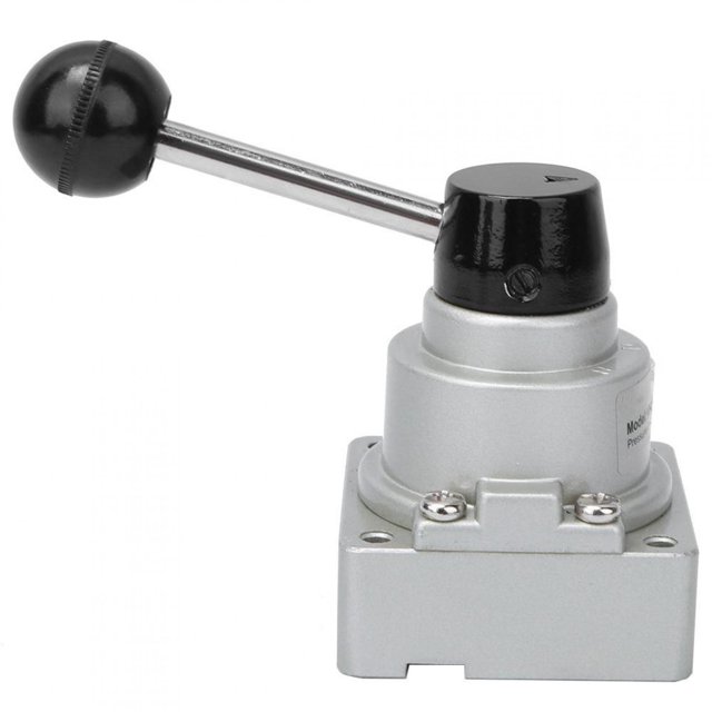 Válvula Manual De Palanca, Lisa VH200-02 Válvula Manual De Palanca Estable Para Fábrica Para Componentes Electrónicos Para Uso General Para Uso Profesional ANGGREK VH200-02 Lever Hand Valve