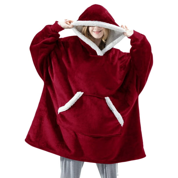Txlixc Sudaderas de manta de gran tamaño para abrazos de sueños cálidos y suaves Txlixc moda