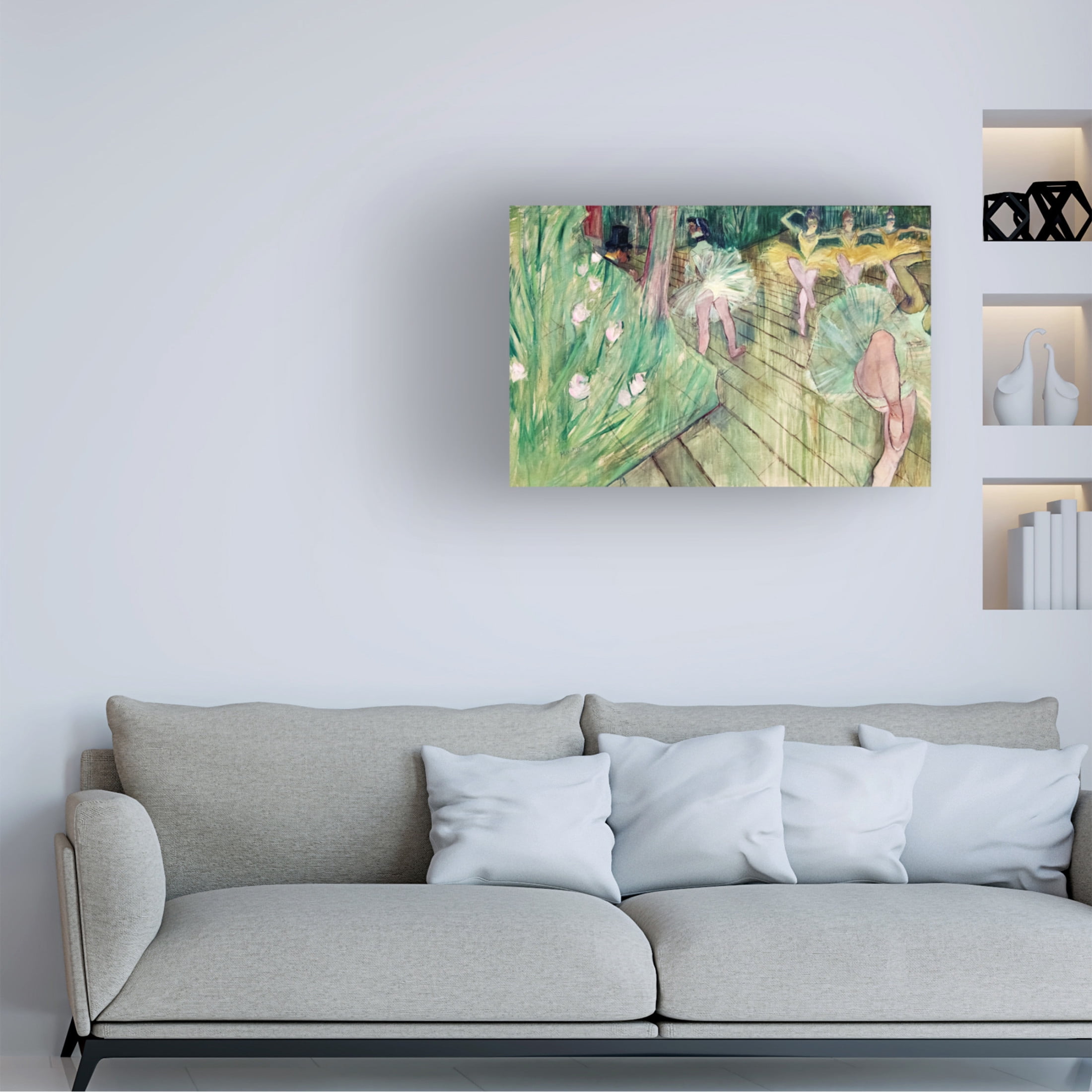 Trademark Fine Art Pictufy Ballet Scene 1886 Canvas Wall Art