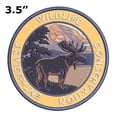 thumbnail image 2 of Wildlife Conservation Enthusiast 3.5 Inch Iron Or Sew On Embroidered Fabric Badge Patch Seek Adventure, National Park Iconic Series, 2 of 2