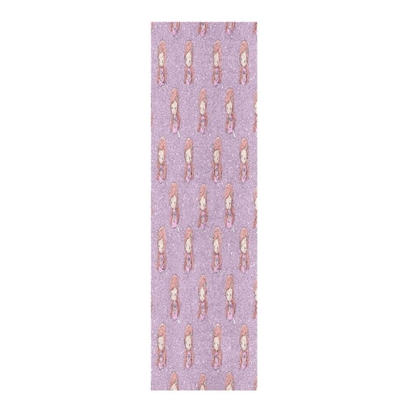 33"x9" Skateboard Grip Tape Protector Sheets Nonslip Protection Griptape Sheet for Outdoor Sports Cartoon Mermaid Pattern