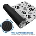 thumbnail image 6 of Long Mouse Pads for Desk,Grey Dog Paw Footprint Desk Mats on Top Of Desks, Desk Mouse Pad Extra Large with 3mm Non-Slip Base and Stitched Edge for Gaming,Office,Work,Home 31.5"x15.7", 6 of 6
