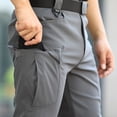 thumbnail image 4 of Yaoyar Men's Tactical Cargo Pants Water Resistant Lightweight Hiking Pants Outdoor Work Pants with Multi Pockets, 4 of 6