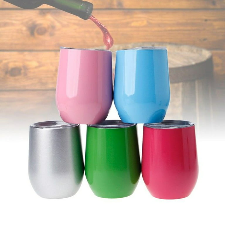 Stainless Steel Thermos Cup Double Layer Wine Cup 12oz Water