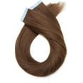 thumbnail image 4 of AmPm Hair Extensions for Women Tape In 20pcs 22 Inch 50g /Medium Brown/ Ombre 100% Remy Human Hair Balayage Rooted Hair Invisible Seamless Skin Weft Double Side Tape Hair, 4 of 7