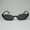 Black Frame/ Smoke Lens, variant on Issa Vibe Half Frame Oval Sunglasses