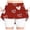 Wine, variant on CPNG Girls Skorts Loose Athletic Skirts with Shorts Little Girl Casual Heart Print High Waisted Stretchy Sporty Skorts