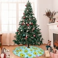 thumbnail image 7 of Rateoe Cartoon Avocado Print Christmas Tree Skirt 30" for Xmas Holiday New Year Party Circle Tree Mat Ornaments Decoration, 7 of 7