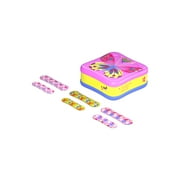 Welly Flex Fabric Bandages, Butterfly Pattern Bravery Badges for Kids, Assorted Sizes, 48 Count