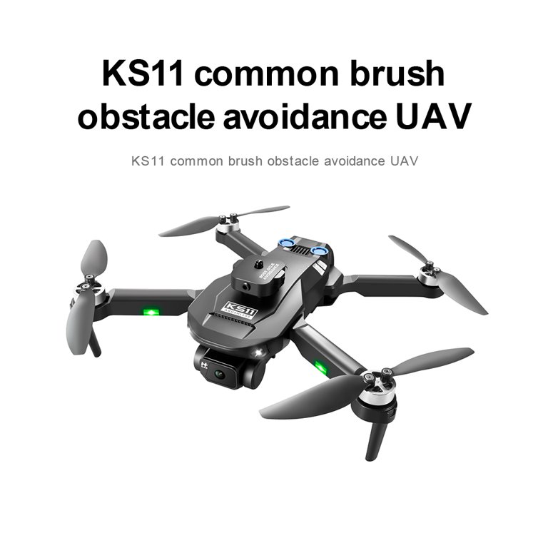 New LS KS11 Mini Drone 4K Professional Foldable 8K Dual Camera Obstacle  Avoidance Optical Flow Positioning Brushless Motor RC Dron Quadcopter for