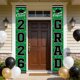 thumbnail image 5 of Pancarta de felicitación para la graduación de la promoción de 2026, letrero colgante para la puerta principal, decoración para la fiesta de graduación., 5 of 6