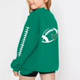thumbnail image 5 of KAUOD Girls Letter Print Sweatshirt Football Graphic Crewneck Pullover Long Sleeve Sweaters Kids Casual Fashion Top School Hoodies, 5 of 6
