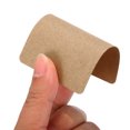 thumbnail image 4 of Unique Bargains 2.5' x 3.5' Blank Paper Business Cards Small Index Cards Flash Cards Message Note Card with Hole Brown 100 Pack, 4 of 5