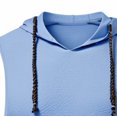 thumbnail image 4 of DagobertNiko Men's Hooded Tank Top Sleeveless Shirts Hoodies Lightweight Casual Gym Workout Shirts Cooling Muscle Tee Shirt, 4 of 5
