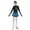 Black, variant on TiaoBug Kids Girls Sparkly Figure Ice Skating Leotard Dress Performance Dancewear Hot Pink 12