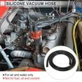 thumbnail image 2 of 1 Pcs Universal Silicone Vacuum Tubing Hose High Temperature 6FT 1/2" 12mm ID 3mm Thickness Automotive Vacuum Line 130PSI Max Pressure Black Silicone, 2 of 7