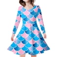 thumbnail image 1 of Robe pour Enfants, Mode à Paillettes, Robe Slim, Tenue de Jeu, Tenue de Fête, Robe pour Tout-Petits Bleu Clair 8 Ans-9 Ans, 1 of 4