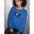 thumbnail image 2 of Hope Hold On Pain Ends Sweatshirt Women -Image by Shutterstock, Female 3X-Large, 2 of 4