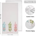 thumbnail image 2 of Easter Day Gnomes Hand Towels, Blue Green Pink Kitchen Towel Ultra Soft and Absorbent,Decorative Fingertip Face Towel for Bathroom Hotel, 2 PCS, 28.3"x 14.4", 2 of 5
