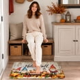 thumbnail image 5 of LEFXSMR Fall Bathroom Rugs Non-Slip Bath Mat Pumpkin Maple Leaves Design Area Rug for Front Door Porch Entryway Thanksgiving Decorations, Multicolor, 5 of 7