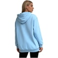 thumbnail image 3 of Haitryli Post Shoulder Surgery for Women Adaptive Sweatshirts Tear Away Hoodie for Special Needs Light Blue L, 3 of 5