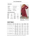 thumbnail image 2 of Summer Dresses for Women Maxi Dress Square Neck Temperament Commuter Polka Dot Dress Large Swing Skirt, 2 of 6