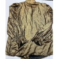 thumbnail image 3 of MSRP $89 Calvin Klein Novelty Long Sleeve Tie Neck Blouse Gold Size Medium, 3 of 3