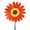 Red, variant on XMMSWDLA Sunflower Lawn Pinwheels Wind Spinners Large Windmill Pinwheel for Garden,Yard, Party Outdoor Decor Garden Decor for Outside Faux Flowers