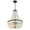 thumbnail image 3 of 608-MK Crystorama Lighting Rylee - Six Light Chandelier in Classic Style - 18.75 Inches Wide by 23.5 Inches High-Matte Black Finish    -Traditional, 3 of 9