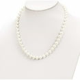 thumbnail image 2 of Sterling Silver Majestik Rh-Pl 8-9mm White Imit. Shell Pearl Necklace Made In Canada -Jewelry By Sweet Pea, 2 of 7