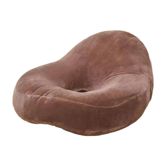 Cojín de asiento de almohada de donas, diseño de curva de cadera, con orificio central científico, almohada de coxis de la almohadilla de silla para café