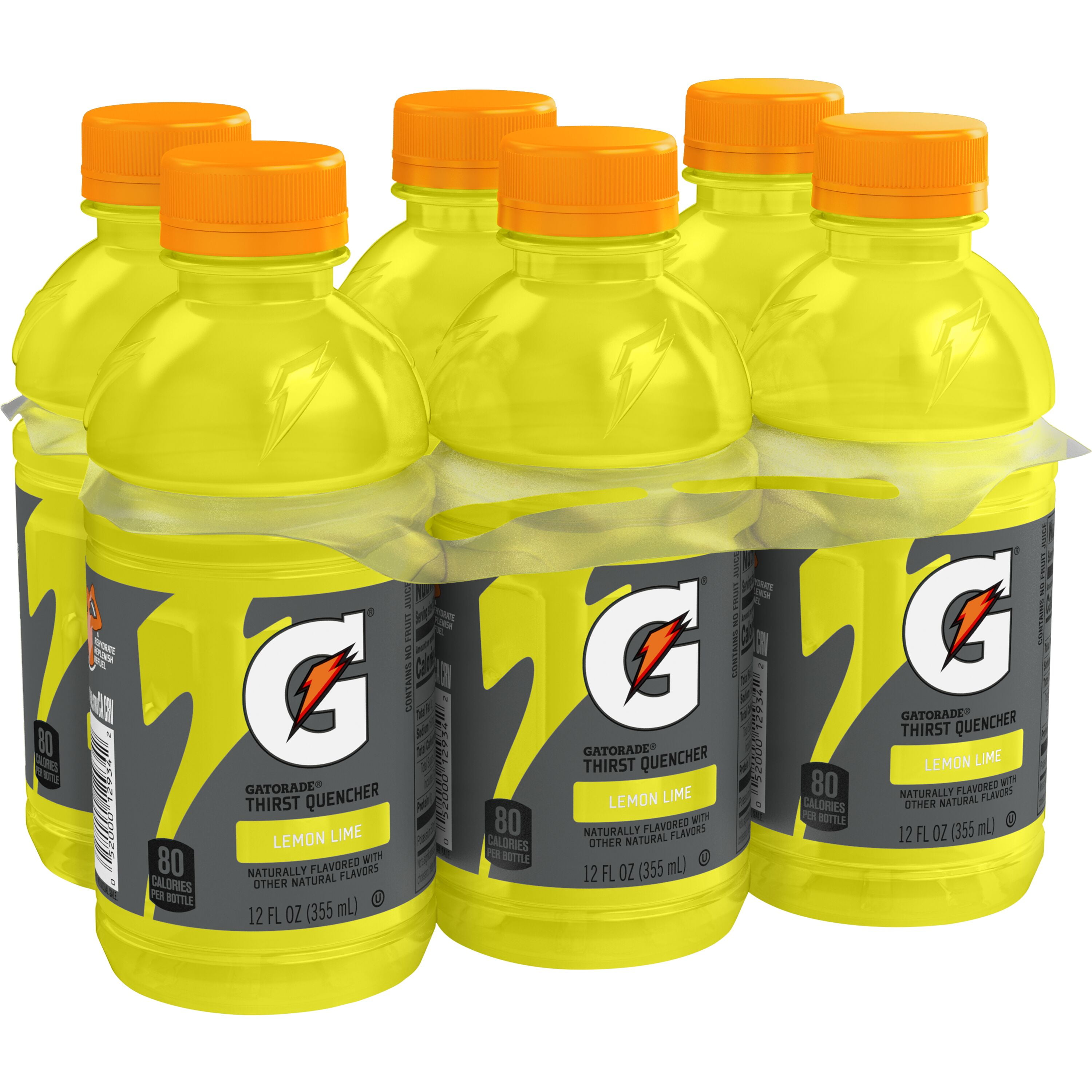 Gatorade Thirst Quencher Lemon Lime Sports Drink, 12 fl oz, 6 Count
