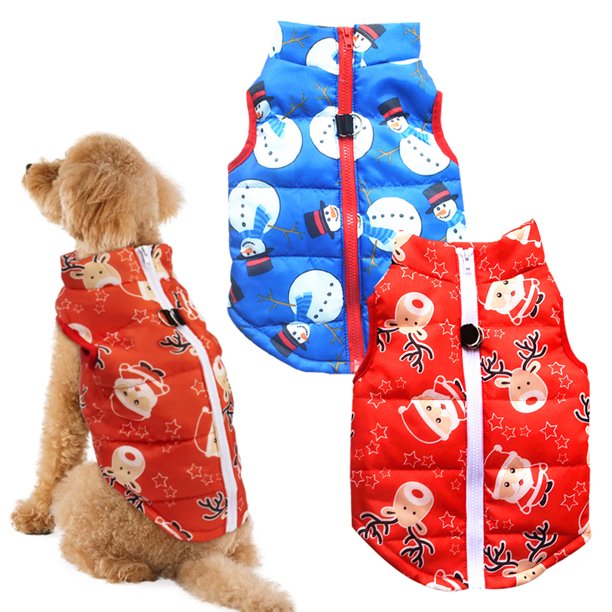 Abrigo cálido para perros, chaqueta para perros, abrigo impermeable de invierno para perros, ropa para perros, abrigos para clima frío, chaqueta acogedora de muñeco de nieve, chaleco para perros