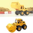 thumbnail image 2 of XIANXIAN Mini Machine Caterpillar Construction Truck Toy Cars Excavator, Bulldozer, Backhoe Excavator, Road Roller Free-Wheeling Vehicles w/Moving Parts -Great Cake Toppers, 2 of 6