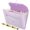 Purple;, variant on Accordion File Organizer, 13 Pocket Expanding File Folder with Labels, A4 Letter Size, Portable Document Receipt Organizer Pouch