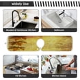 thumbnail image 7 of Grunge Autumn Maple Sink Splash Guard for Faucet 2 Packs Faucet Absorbent Mats, Fall Leaves Vintage Faucet Handle Drip Catcher Quickly Drying Mat for Kitchen Counter Bathroom RV, 14.9"x5.5", 7 of 7
