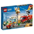 thumbnail image 5 of LEGO City Fire Burger Bar Fire Rescue 60214 Fire Truck Toy, 5 of 8