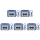 thumbnail image 1 of Llavero Con Grabadora Cinta Vintage Que Funciona Pilas para Mochila Y Bolso () Azul, 1 of 5
