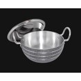 thumbnail image 4 of Kadhai with Lid Aluminium  Cookware-2500 ML, with Stainless Steel Handle, 4 of 5