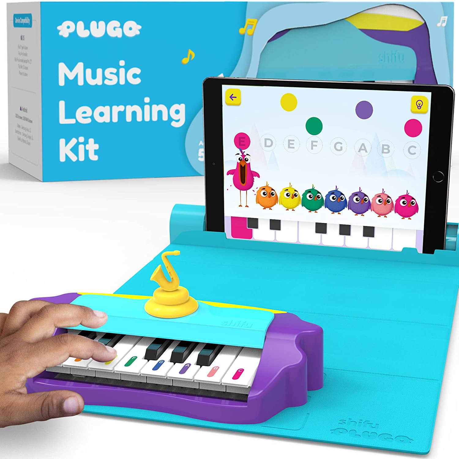 Toy Music Teaching Aid Puzzle Presto's Piano Keyboard Assistant Game 