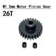thumbnail image 2 of M1 5mm Rc Motor Gears Acero al carbono 23t-34t Piñón de metal para 1/8 Rc Buggy Truck Hugtrwg Para estrenar, 2 of 8