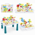 thumbnail image 3 of Boîte à Outils de Perceuse Portable avec Clous Changeables Jouet de Construction de Table Musicale pour Garçons Filles, 3 of 7