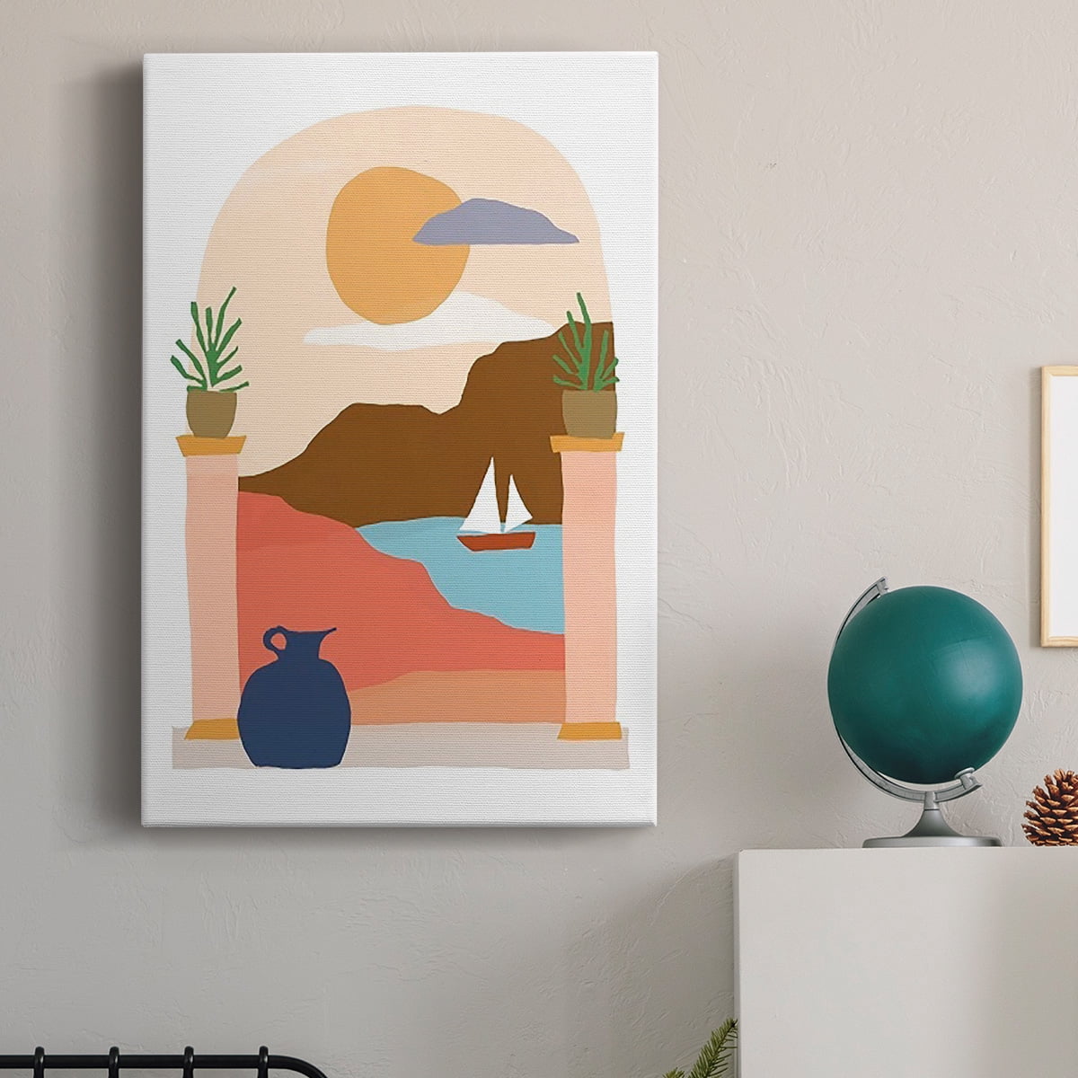 Paper Scene III Premium Gallery Wrapped Canvas - Ready to Hang