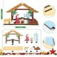 thumbnail image 3 of Nacimiento de madera | Pesebre artesanal de madera | Decoración rústica de Pascua | Decoración religiosa para el hogar | Regalo familiar para Pascua, primavera, bodas y cumpleaños | Decoración para, 3 of 7