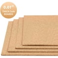 thumbnail image 4 of 10PCS 11.5 x 8.2" A4 Cork Sheets Rectangle Coaster Cork Sheets, 4 of 9