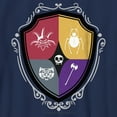 thumbnail image 2 of Boy's Wednesday Icons Crest  Graphic Tee Navy Blue X Large, 2 of 4
