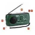 thumbnail image 2 of Kaito KA332W Portable Hand Crank Solar AM FM NOAA Weather Radio with 3-LED Flashlight - Green, 2 of 4